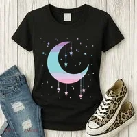 Pastel Moon Kawaii Pastel Goth Women's T-Shirt thumb 3