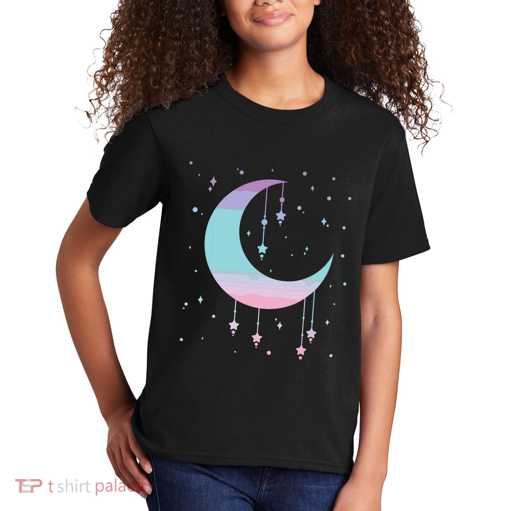 Pastel Moon Kawaii Pastel Goth Kids T-Shirt