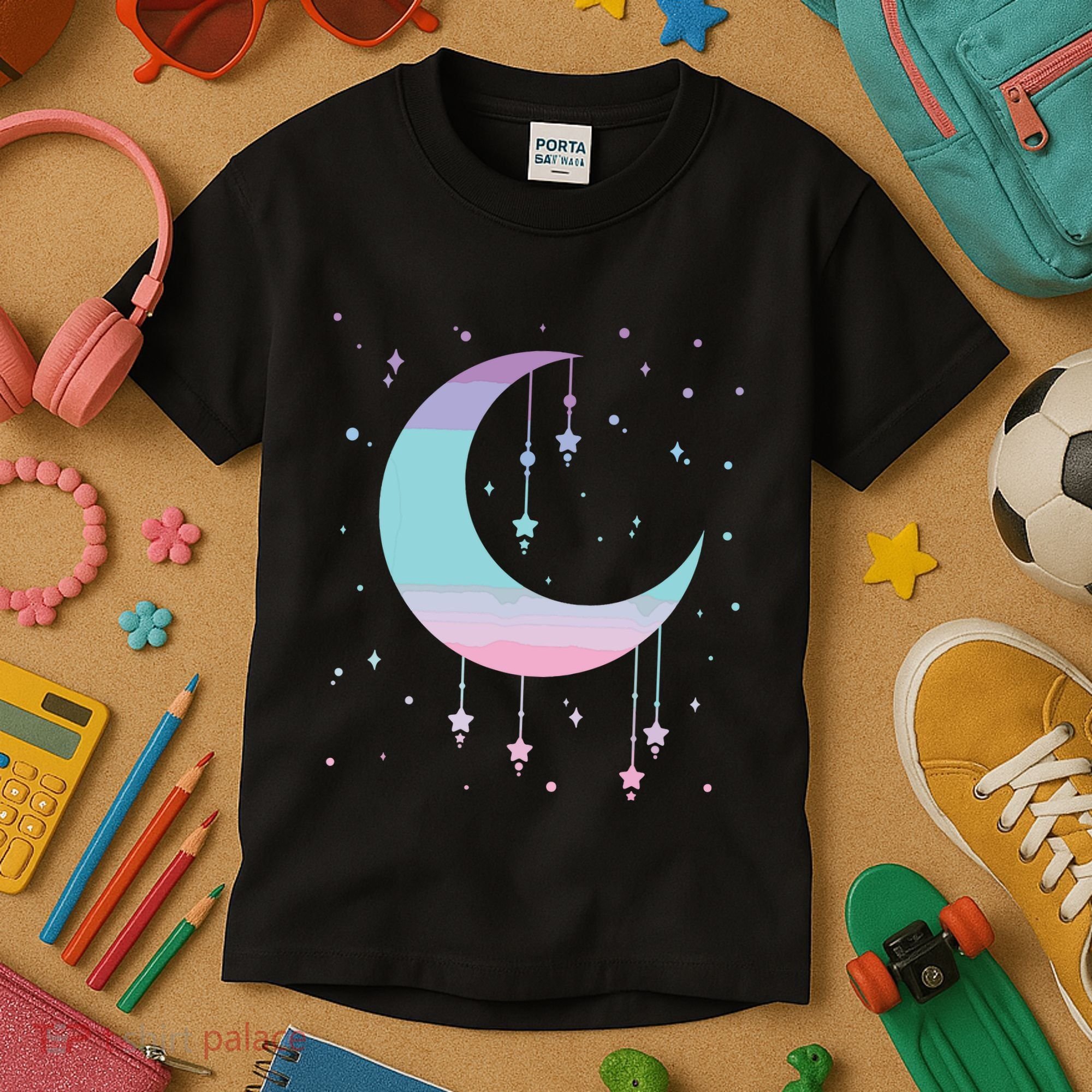 Pastel Moon Kawaii Pastel Goth Kids T-Shirt