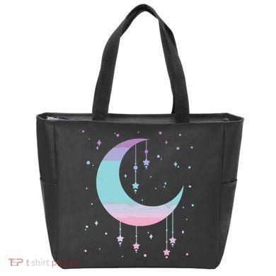 Pastel Moon Kawaii Pastel Goth Tote Bag