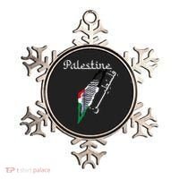 Palestine Map Keffiyeh Scarf Palestinian Flag in Arabic Ornament thumb 0