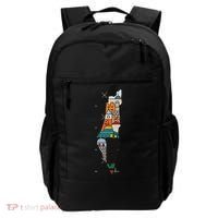 Palestine Map Kofeyah Palestine Backpack thumb 0