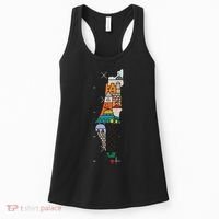 Palestine Map Kofeyah Palestine Women's Tank Top thumb 0