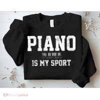 Piano Music Keyboard Musical Instrument Sweatshirt thumb 2