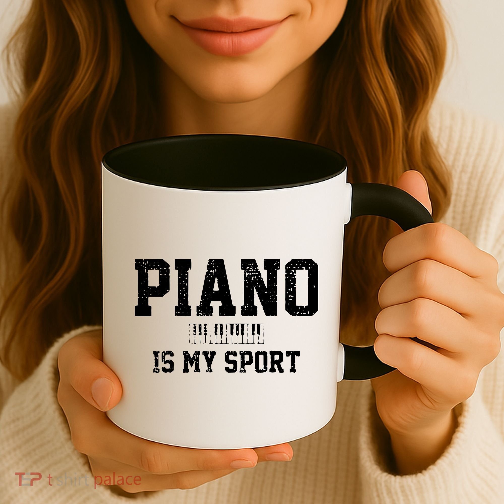Piano Music Keyboard Musical Instrument Coffee Mug