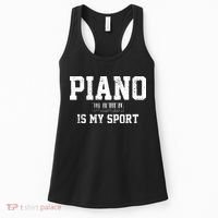 Piano Music Keyboard Musical Instrument Women's Tank Top thumb 0