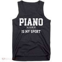 Piano Music Keyboard Musical Instrument Tank Top thumb 0