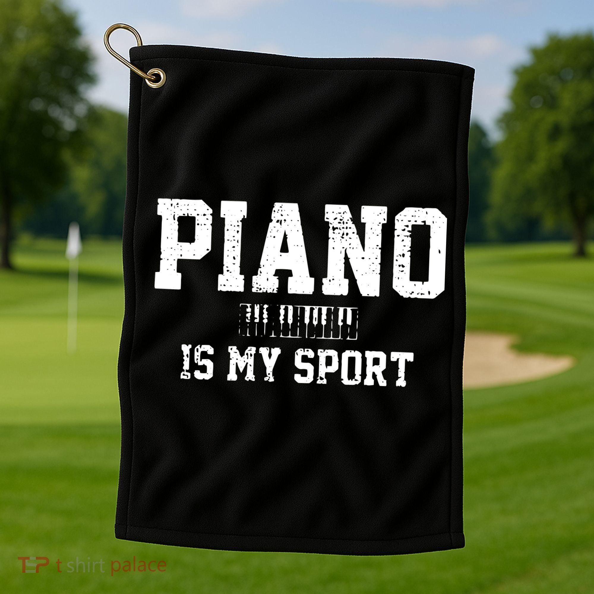 Piano Music Keyboard Musical Instrument Golf Towel