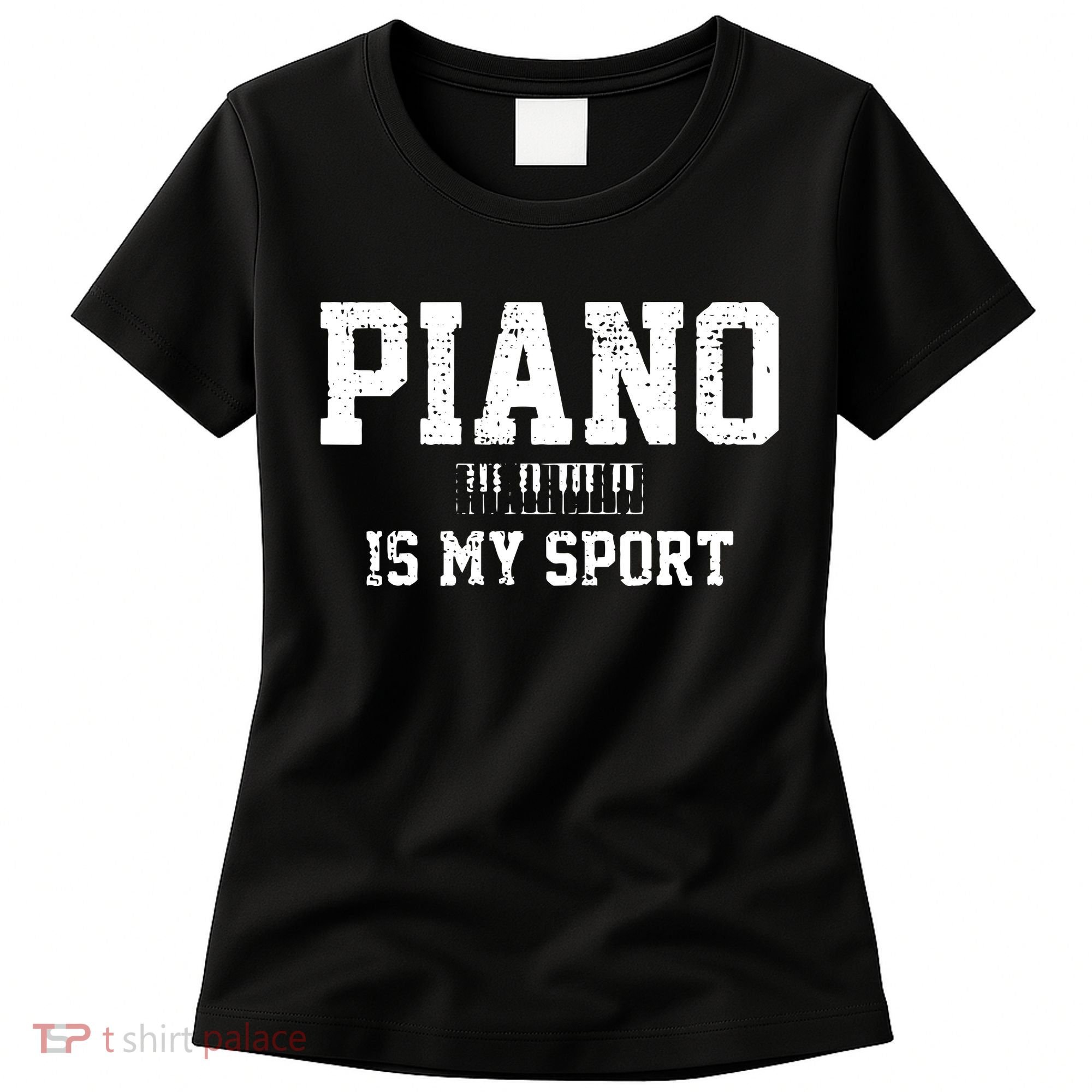 Piano Music Keyboard Musical Instrument Women's T-Shirt