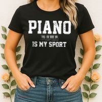 Piano Music Keyboard Musical Instrument Women's T-Shirt thumb 2