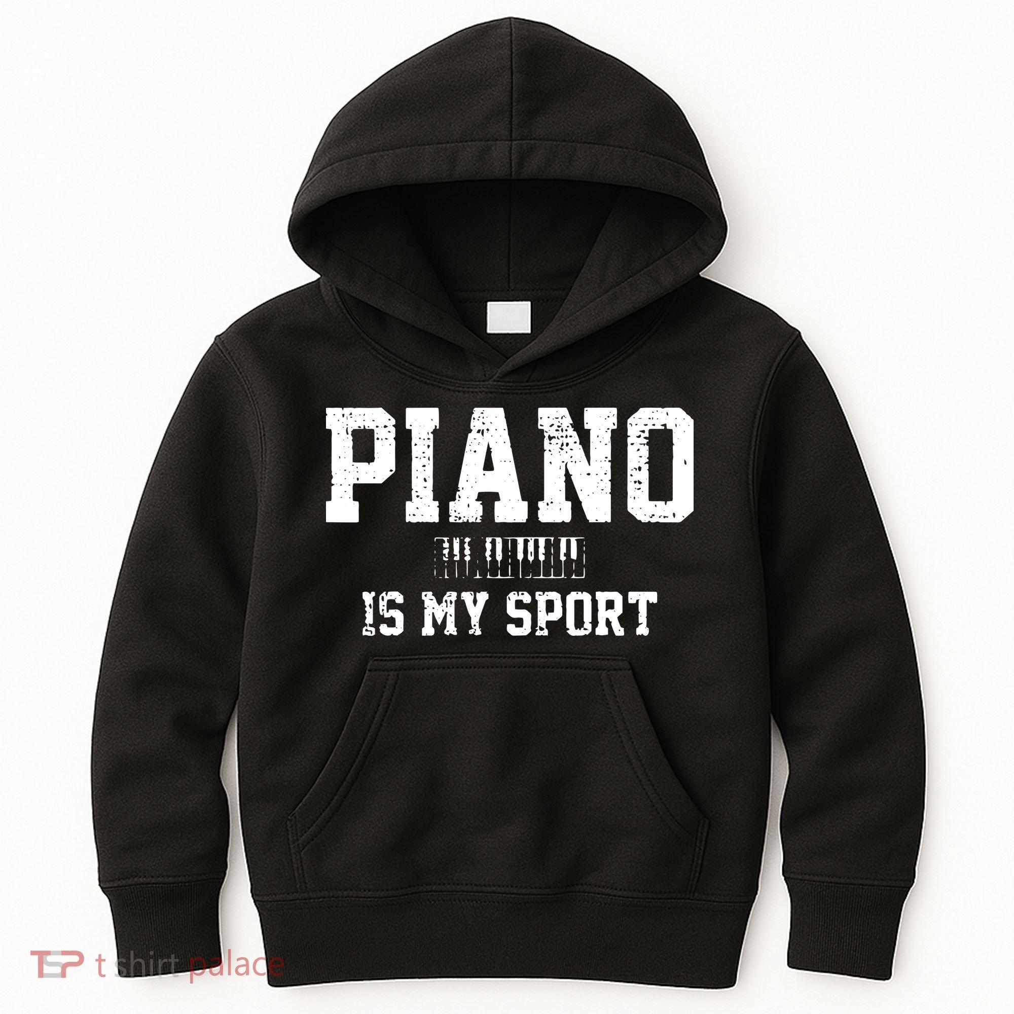 Piano Music Keyboard Musical Instrument Kids Hoodie