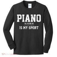 Piano Music Keyboard Musical Instrument Kids Long Sleeve Shirt thumb 0