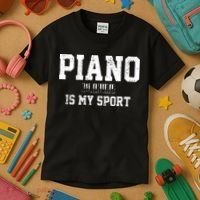 Piano Music Keyboard Musical Instrument Kids T-Shirt thumb 3