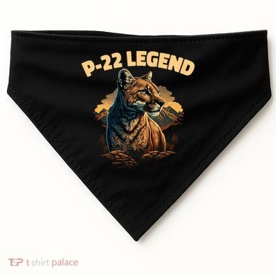 P22 Mountain Lion Silver Lake P22 USA-Made Doggie Bandana