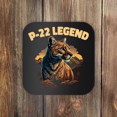 P22 Mountain Lion Silver Lake P22 Coaster