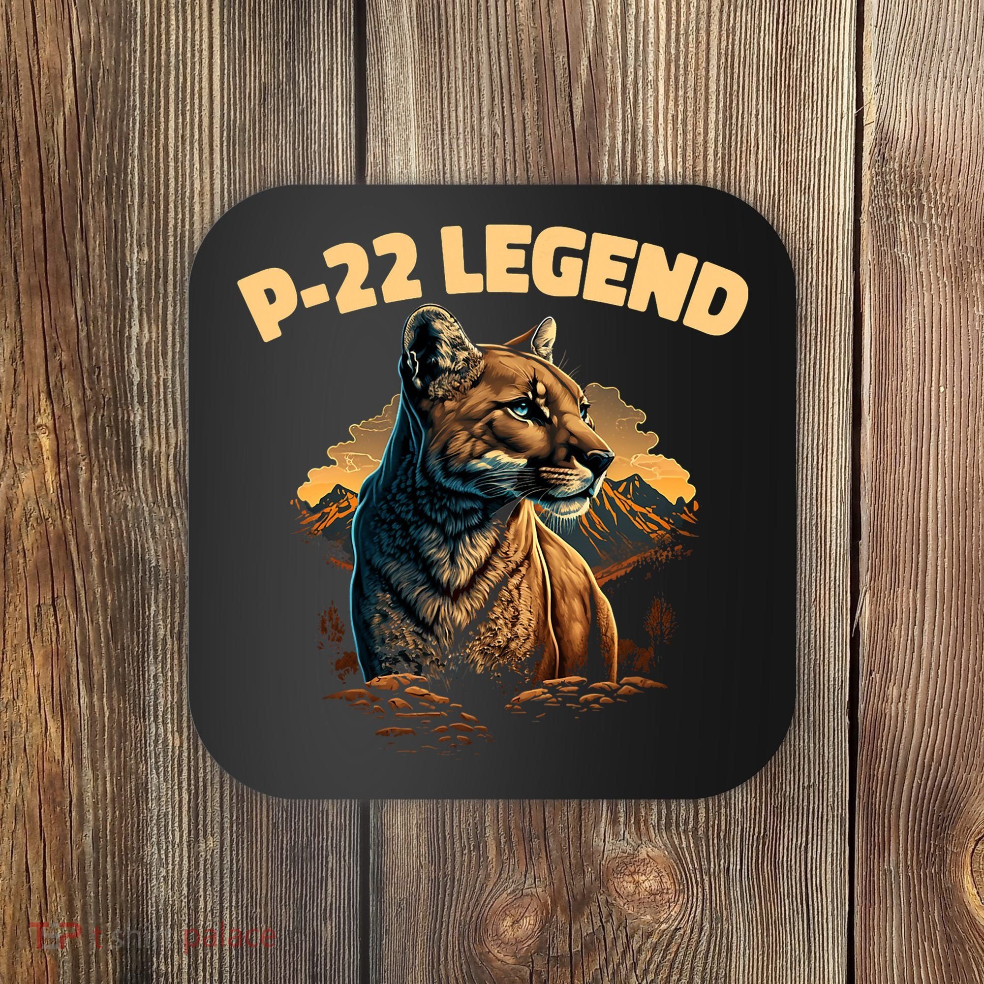 P22 Mountain Lion Silver Lake P22 Coaster