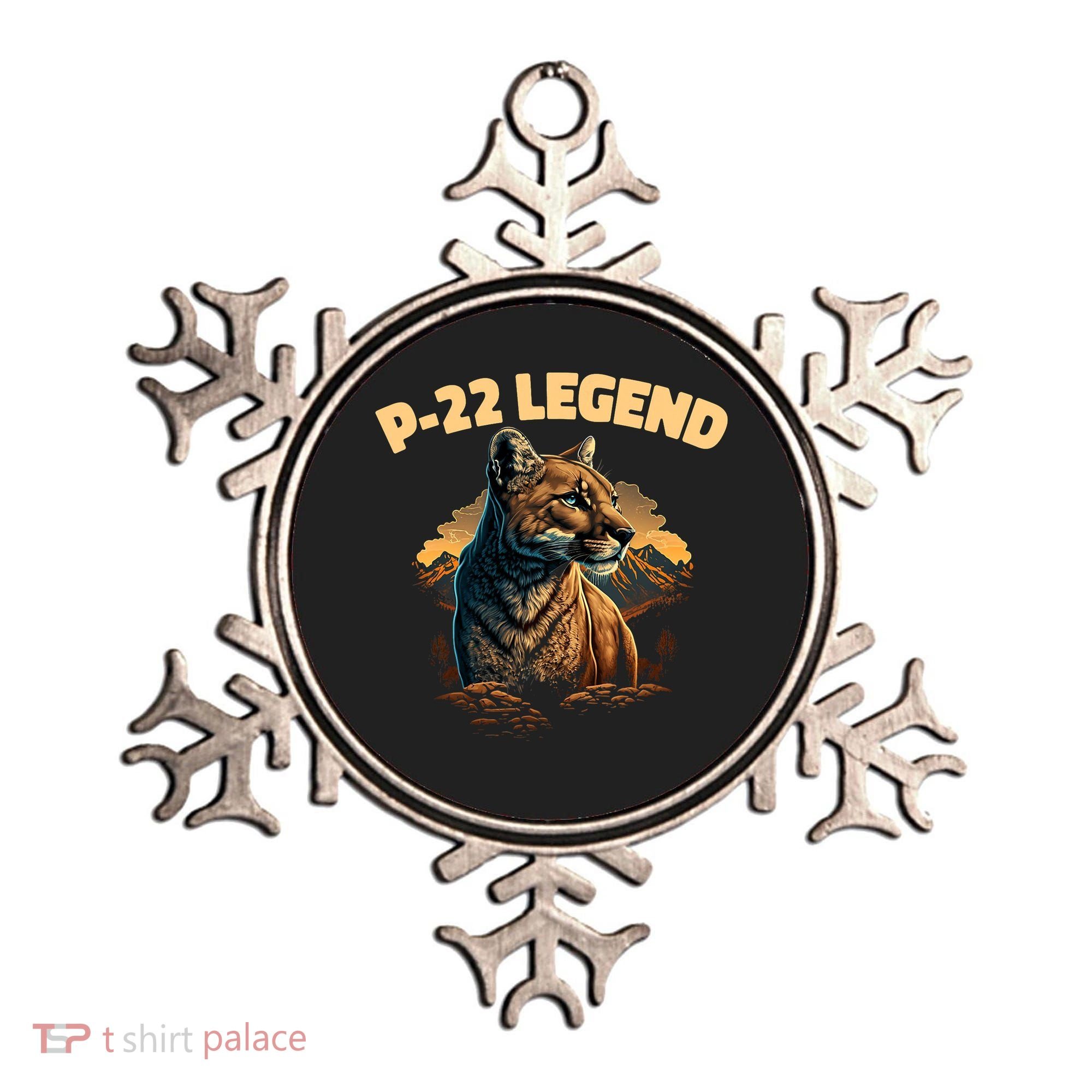 P22 Mountain Lion Silver Lake P22 Ornament