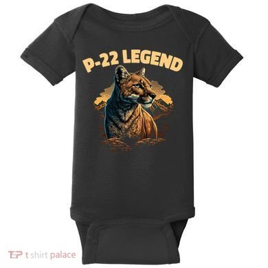 P22 Mountain Lion Silver Lake P22 Baby Bodysuit