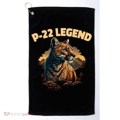 P22 Mountain Lion Silver Lake P22 Golf Towel