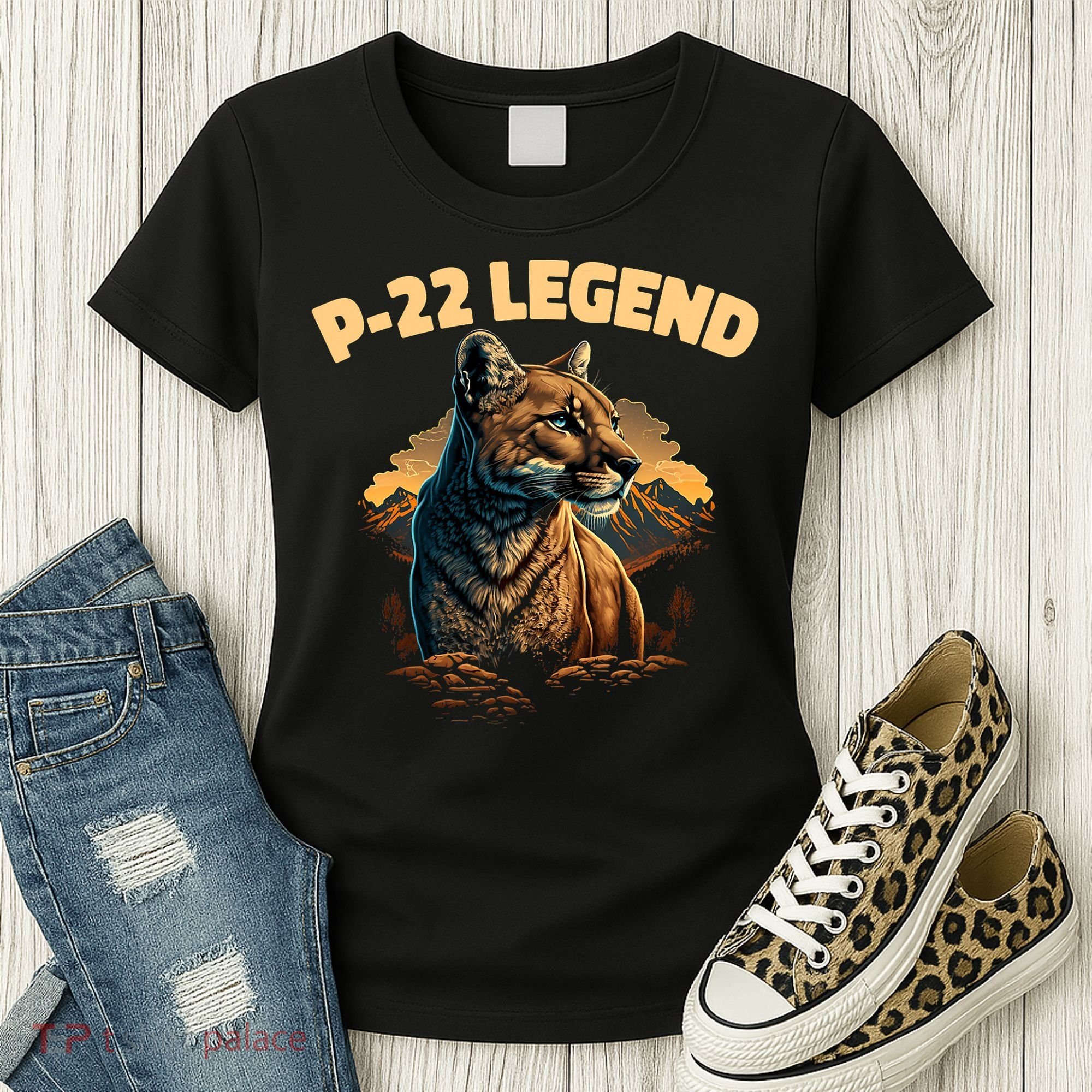 P22 Mountain Lion Silver Lake P22 Women's T-Shirt