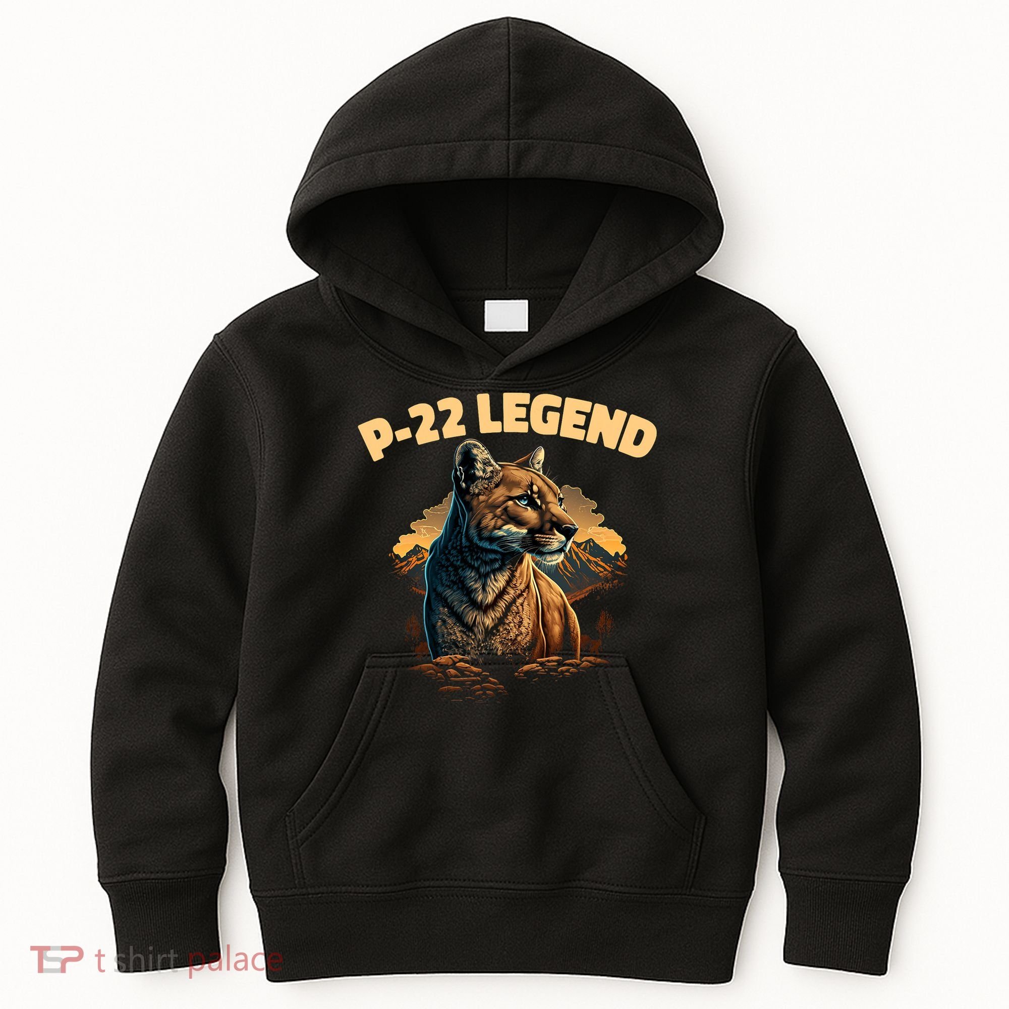 P22 Mountain Lion Silver Lake P22 Kids Hoodie