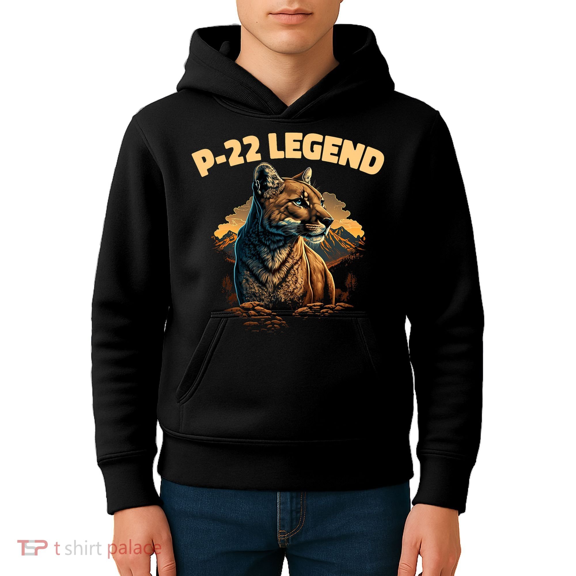 P22 Mountain Lion Silver Lake P22 Kids Hoodie