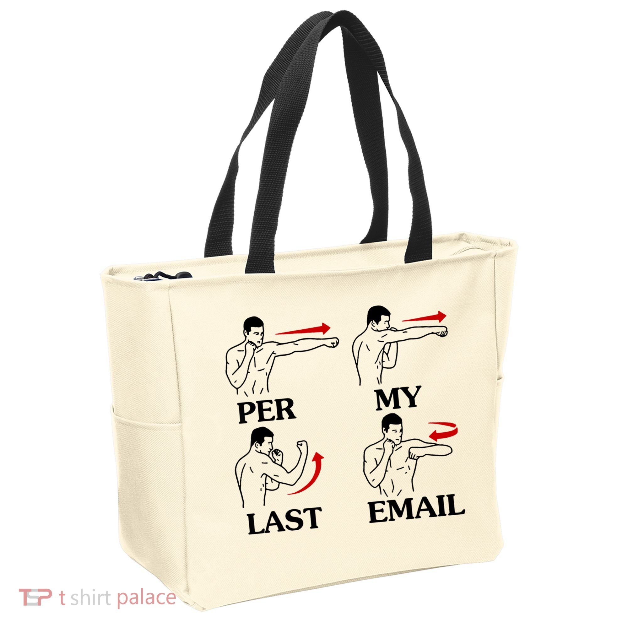Per My Last Email Funny Men Costumed Tote Bag