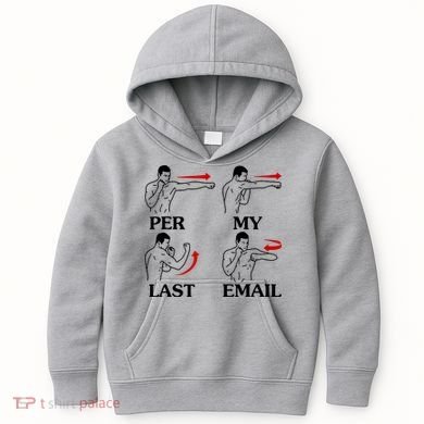 Per My Last Email Funny Men Costumed Kids Hoodie