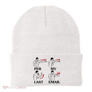 Per My Last Email Funny Men Costumed Beanie