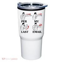 Per My Last Email Funny Men Costumed Tumbler thumb 0