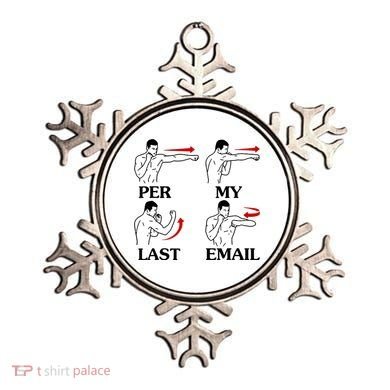 Per My Last Email Funny Men Costumed Ornament