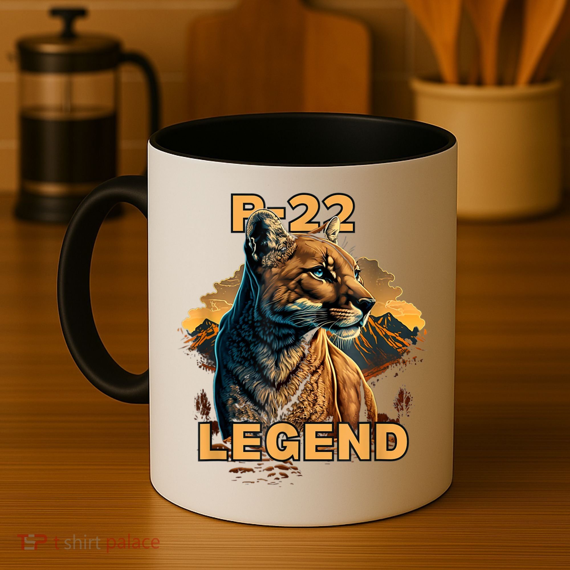 P22 Mountain Lion Silver Lake P22 Coffee Mug