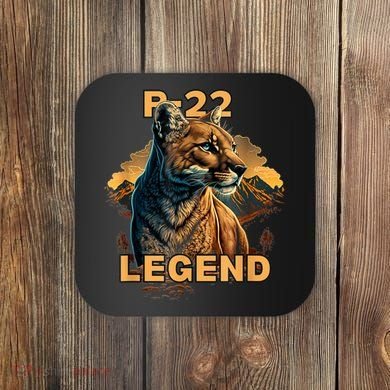 P22 Mountain Lion Silver Lake P22 Coaster
