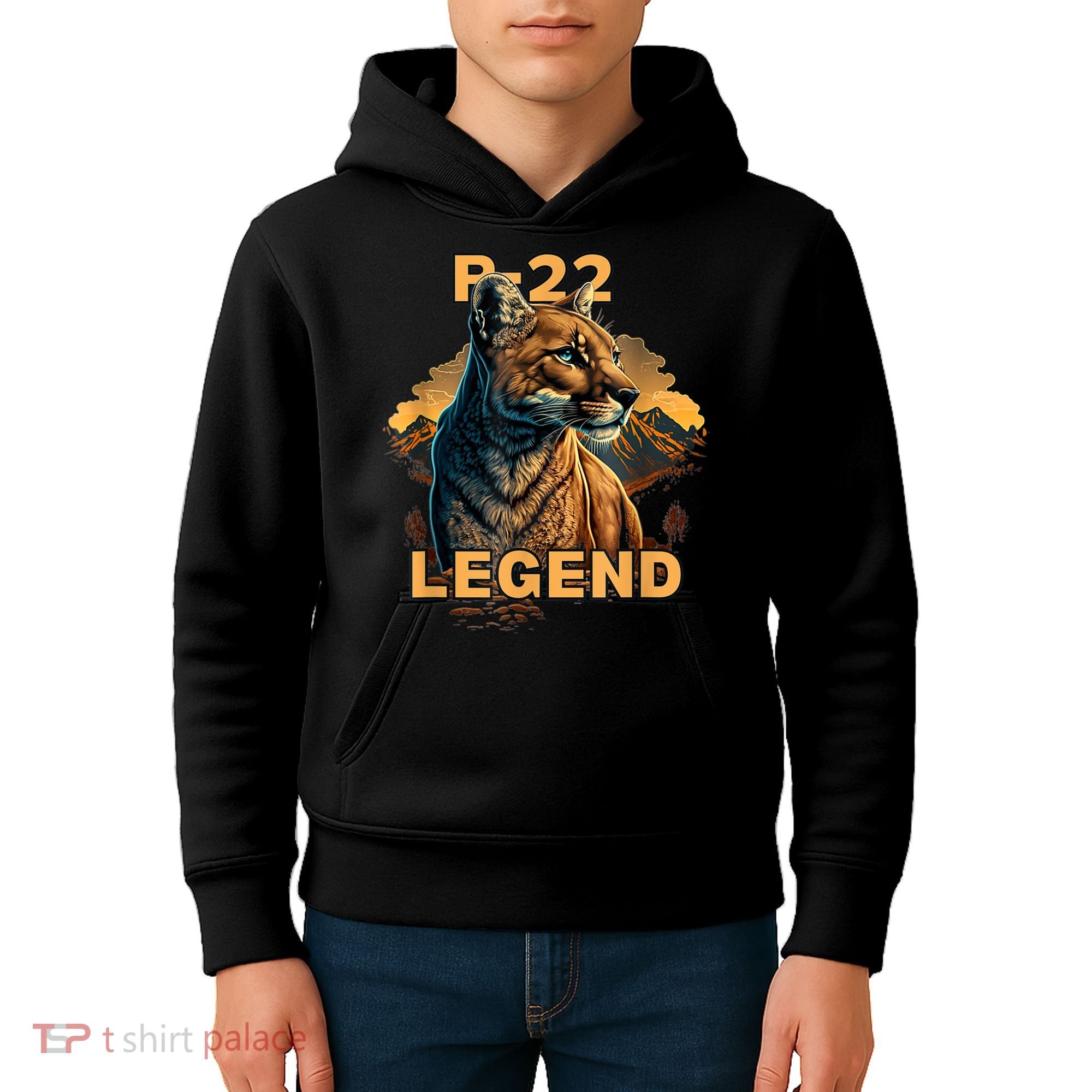 P22 Mountain Lion Silver Lake P22 Kids Hoodie