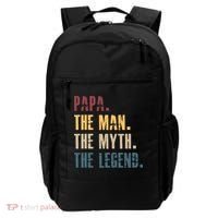 Papa Myth Legend And Dad Funny Father Gift Meaningful Gift Backpack thumb 0