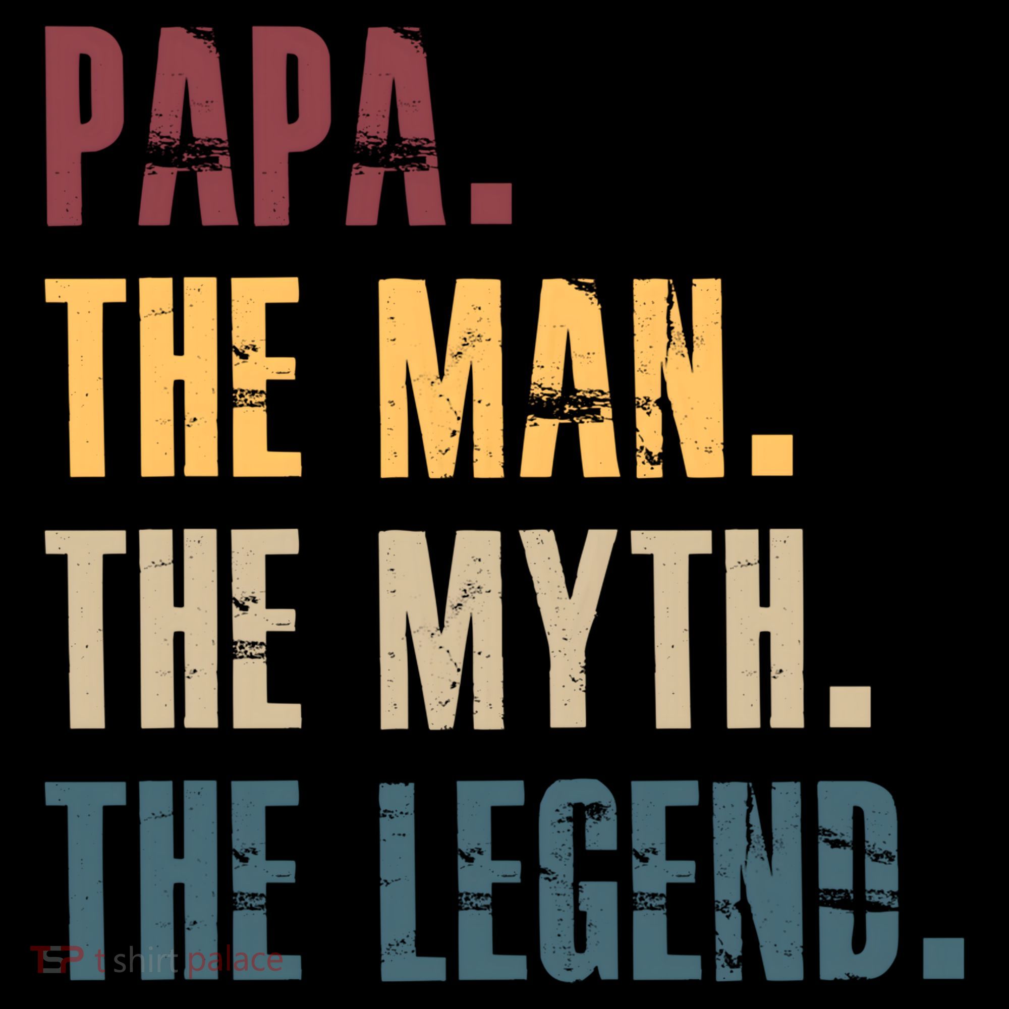 Papa Myth Legend And Dad Funny Father Gift Meaningful Gift Ornament