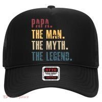 Papa Myth Legend And Dad Funny Father Gift Meaningful Gift Hat thumb 0