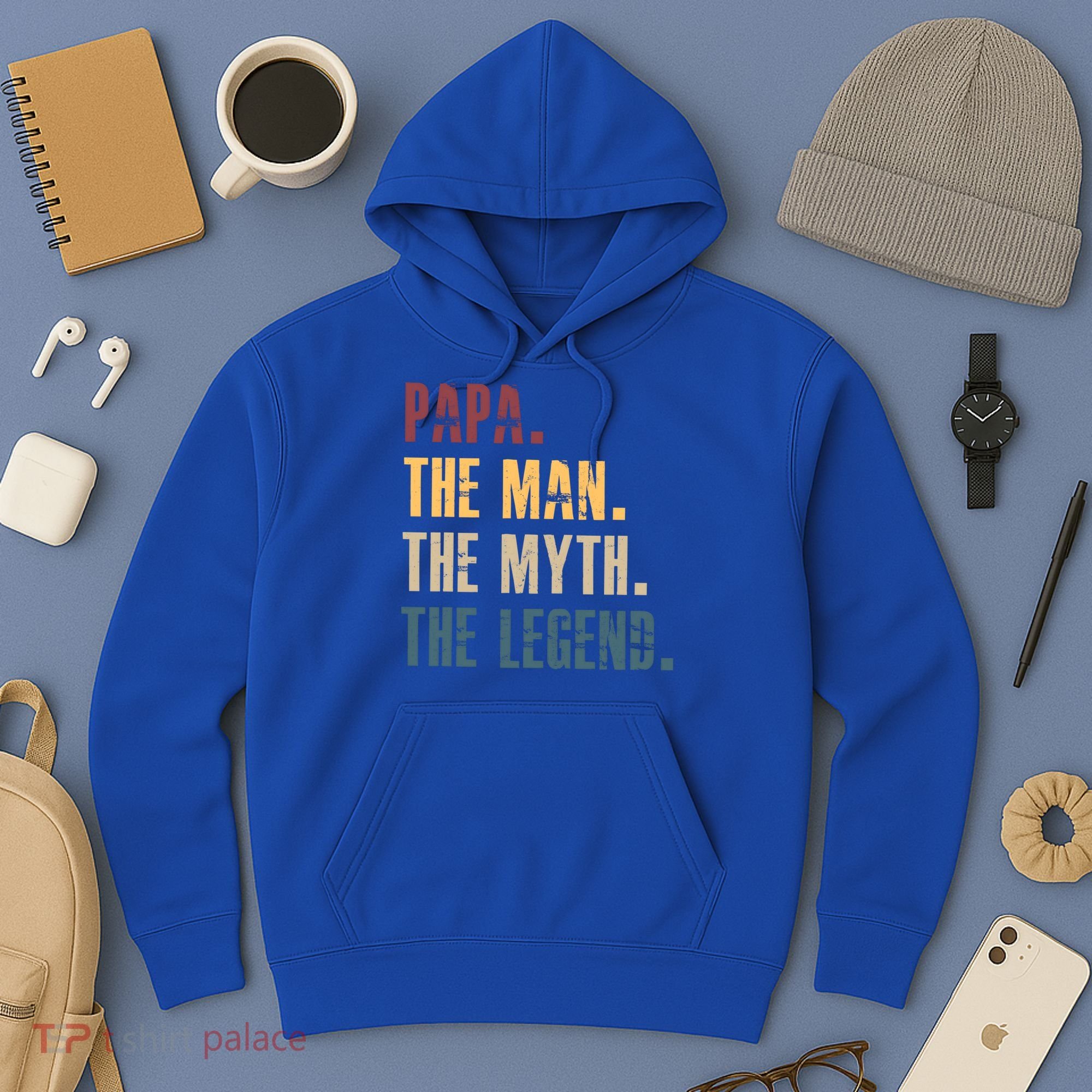 Papa Myth Legend And Dad Funny Father Gift Meaningful Gift Hoodie