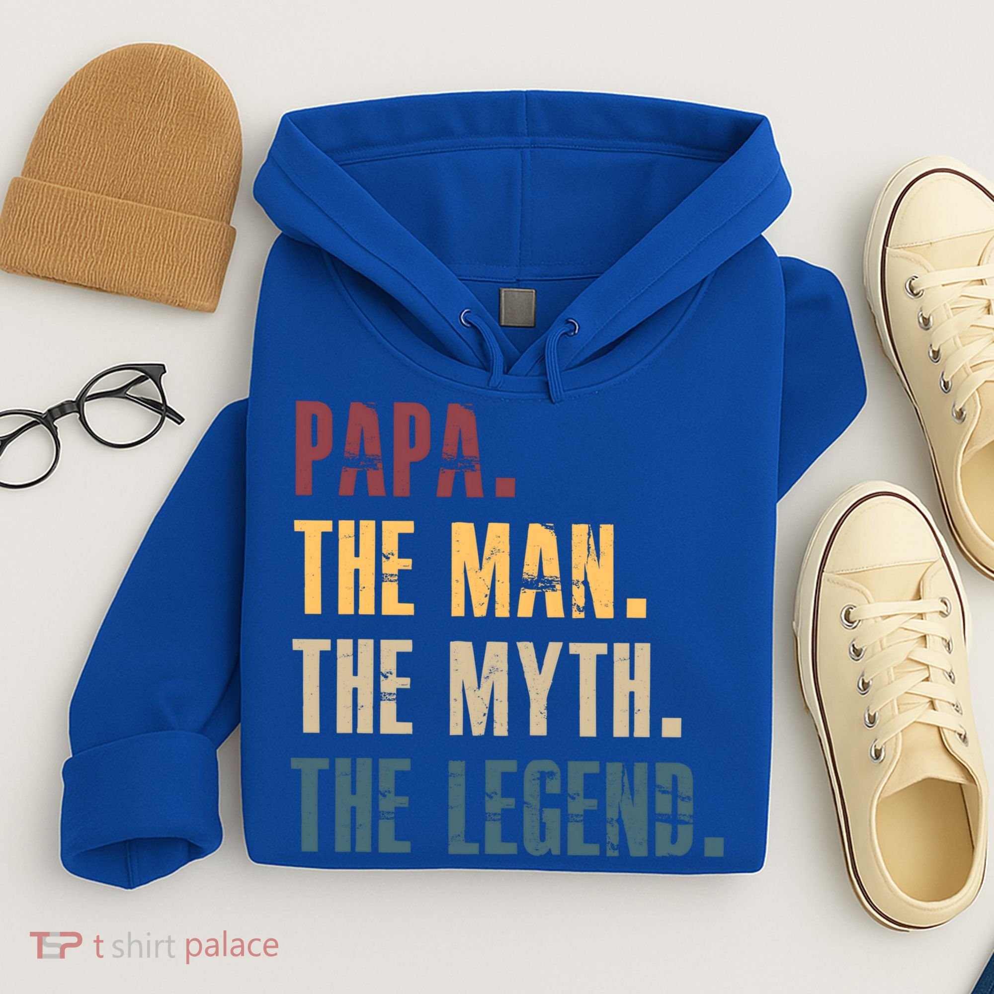 Papa Myth Legend And Dad Funny Father Gift Meaningful Gift Hoodie