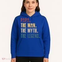 Papa Myth Legend And Dad Funny Father Gift Meaningful Gift Hoodie thumb 5