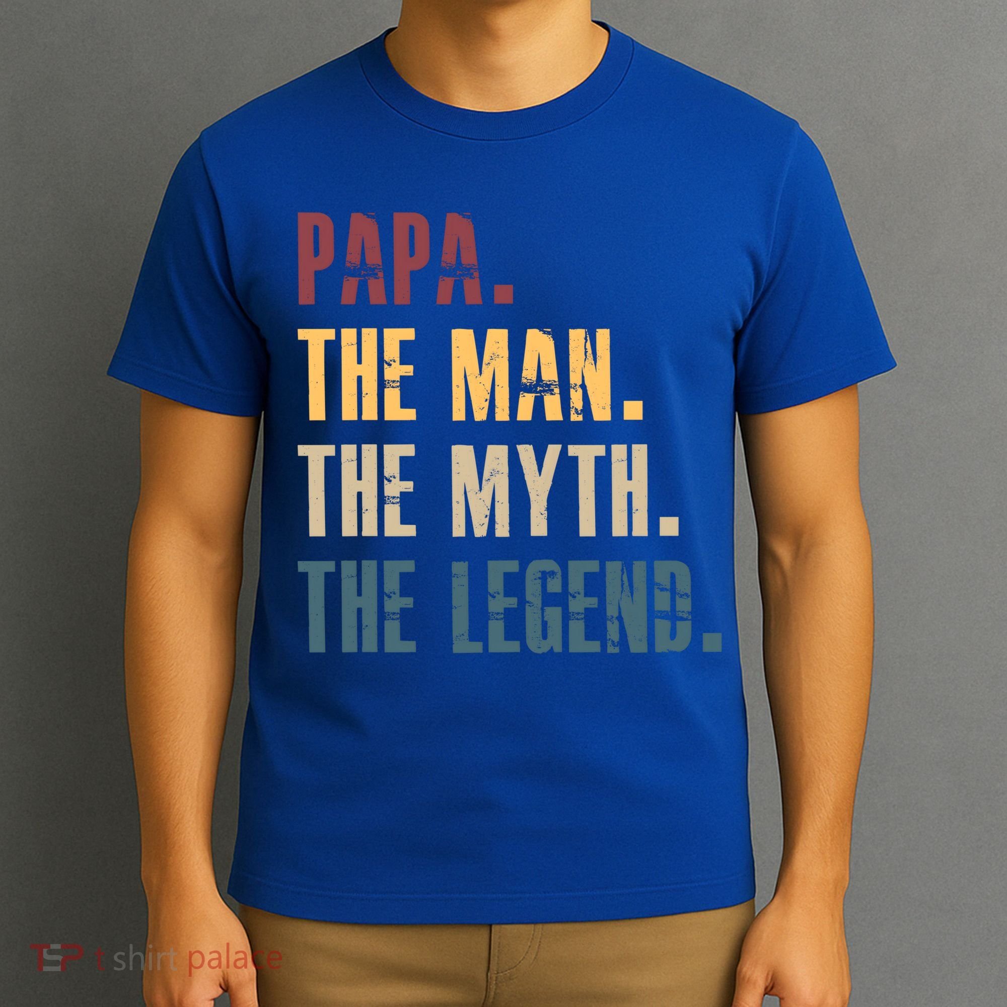 Papa Myth Legend And Dad Funny Father Gift Meaningful Gift T-Shirt