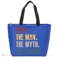 Papa Myth Legend And Dad Funny Father Gift Meaningful Gift Tote Bag thumb 0