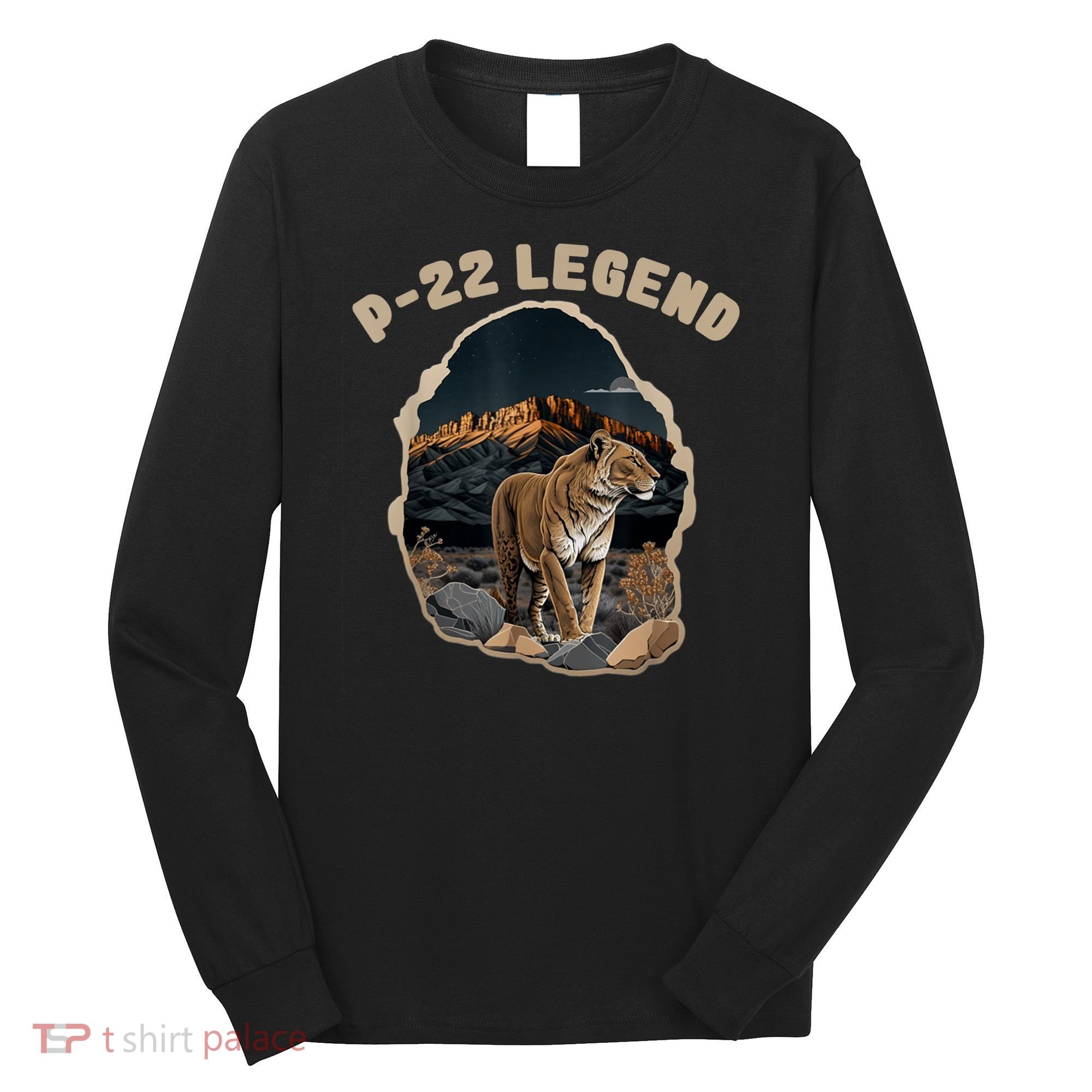 P22 Mountain Lion Silver Lake P22 Long Sleeve Shirt