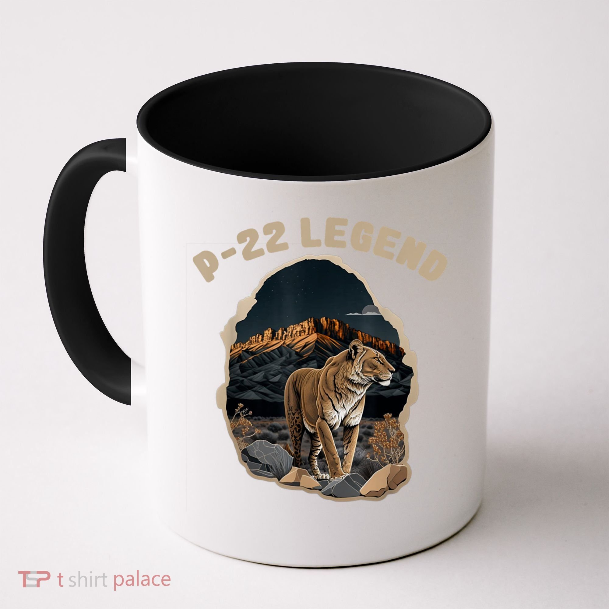 P22 Mountain Lion Silver Lake P22 Coffee Mug