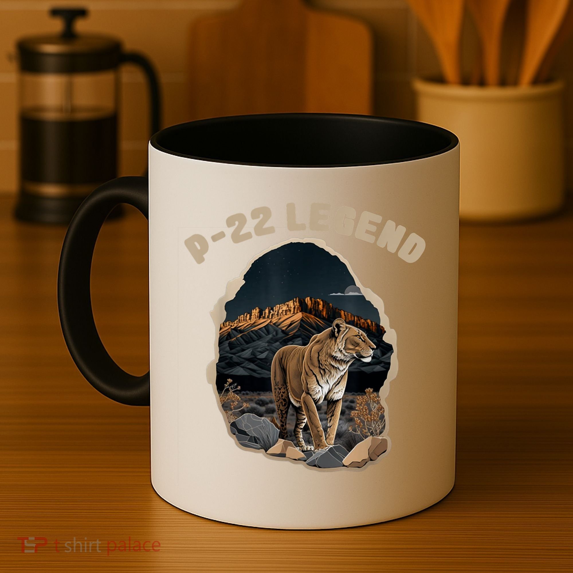 P22 Mountain Lion Silver Lake P22 Coffee Mug
