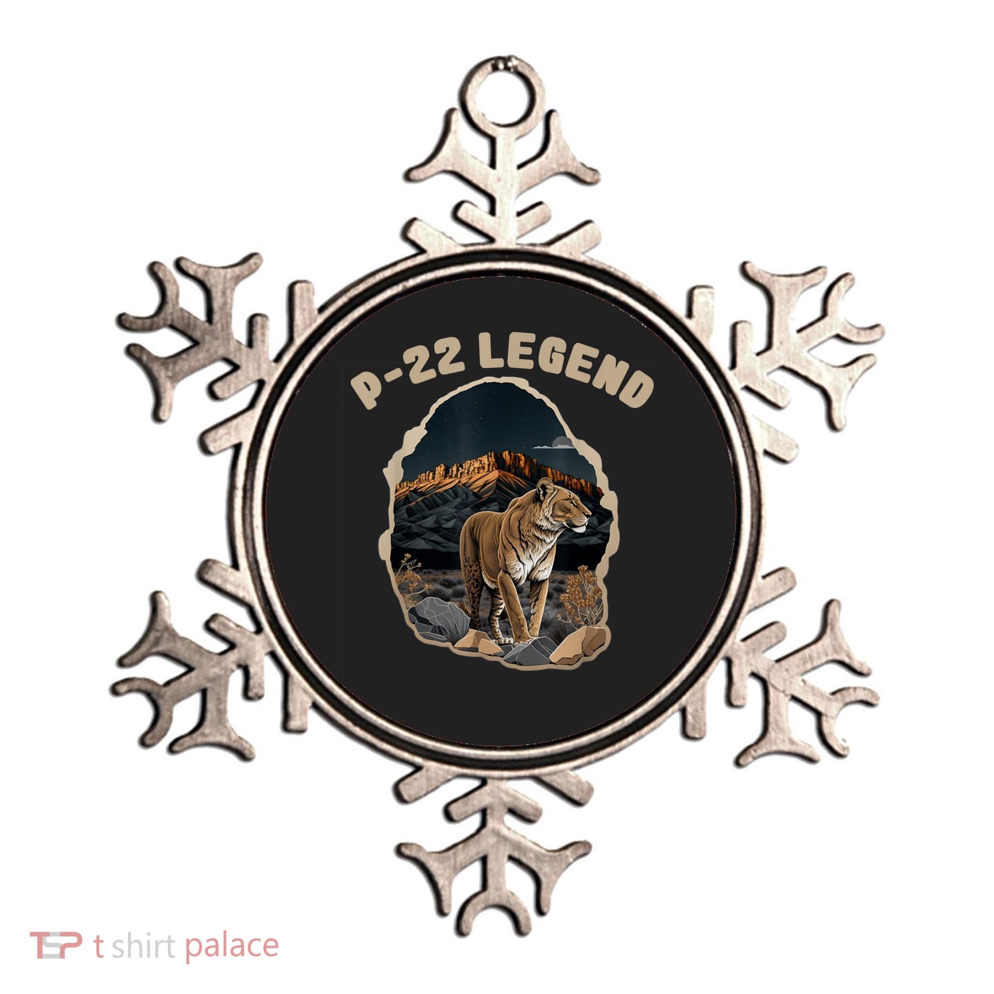 P22 Mountain Lion Silver Lake P22 Ornament