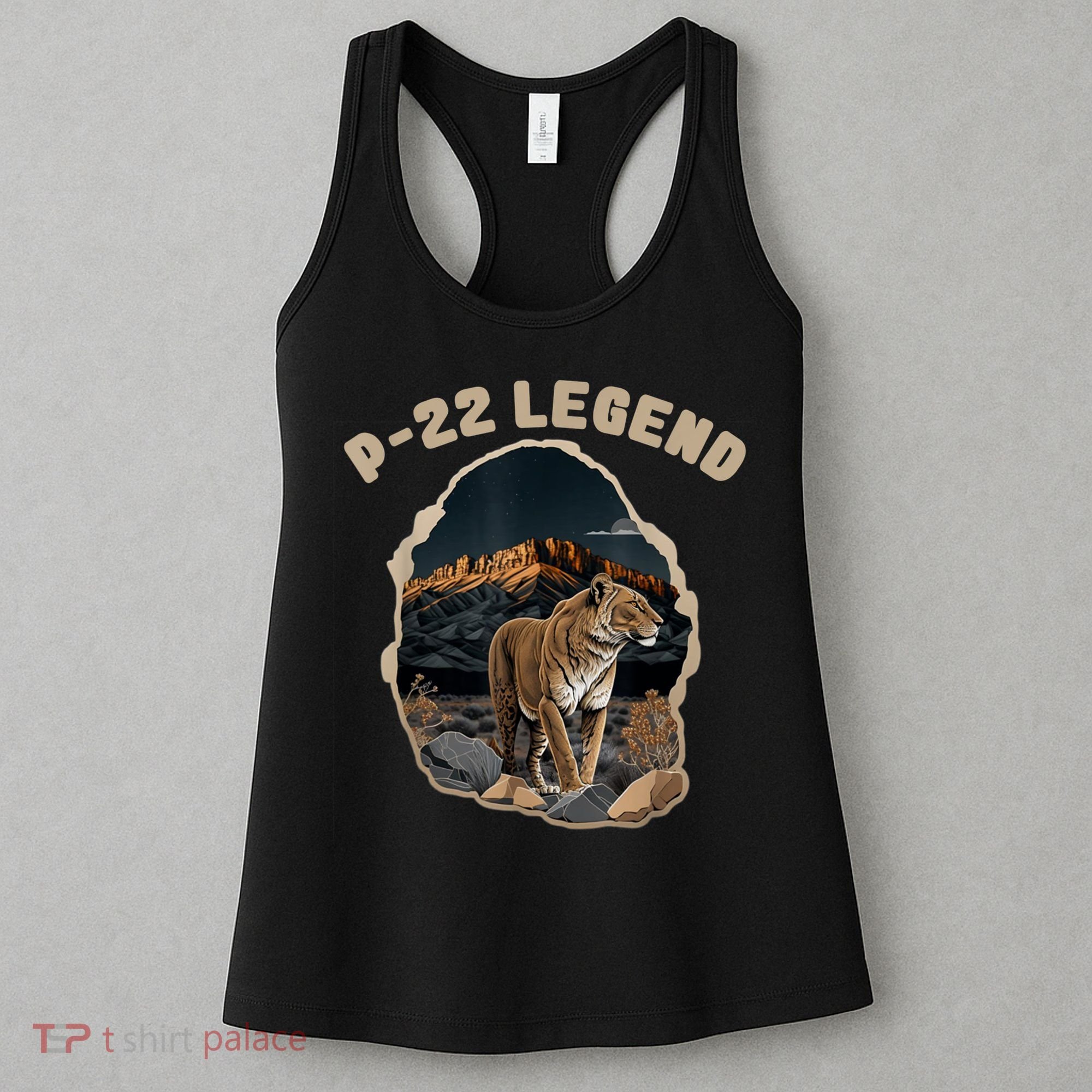 P22 Mountain Lion Silver Lake P22 Women's Tank Top