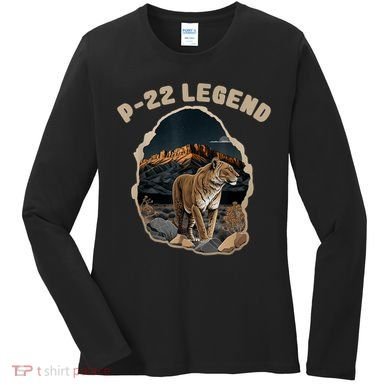 P22 Mountain Lion Silver Lake P22 Women's Long Sleeve Shirt