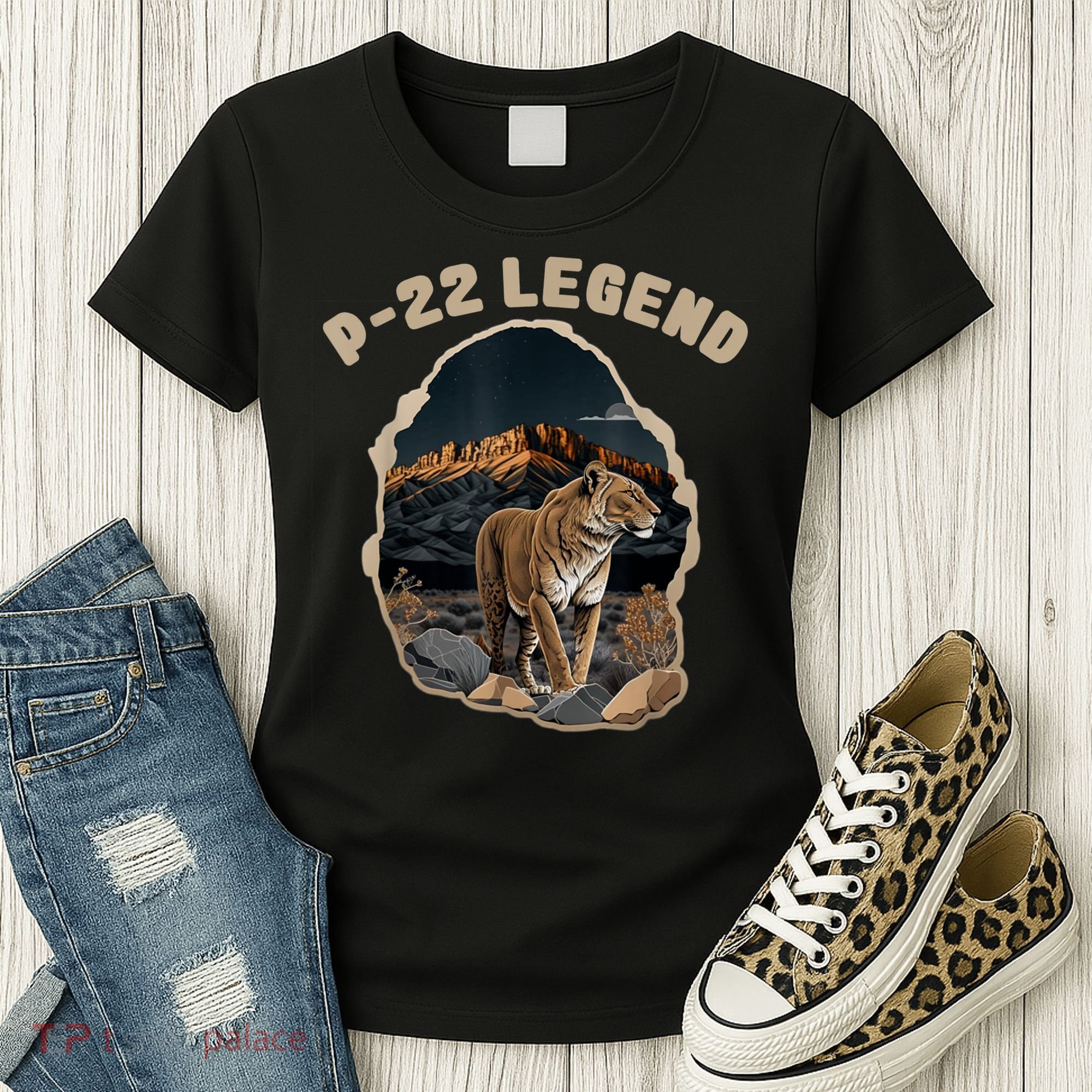 P22 Mountain Lion Silver Lake P22 Women's T-Shirt