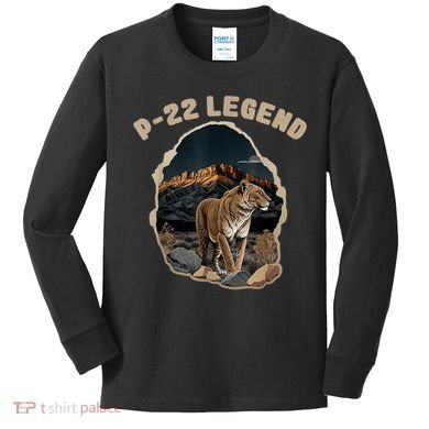 P22 Mountain Lion Silver Lake P22 Kids Long Sleeve Shirt